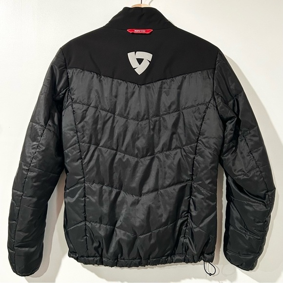 Rev'It! Men's Solar Insulated Ripstop Zip Up Jacket Black Red S‎ - Picture 3 of 12
